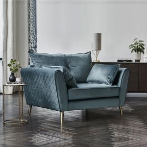 Celestia Fabric Snuggler Armchair