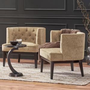 Gilmanton Wide Tufted Club Chair (Set of 2)