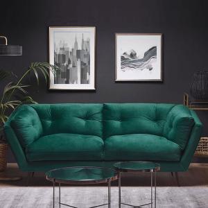 Lenvik 3 Seater Velvet Sofa